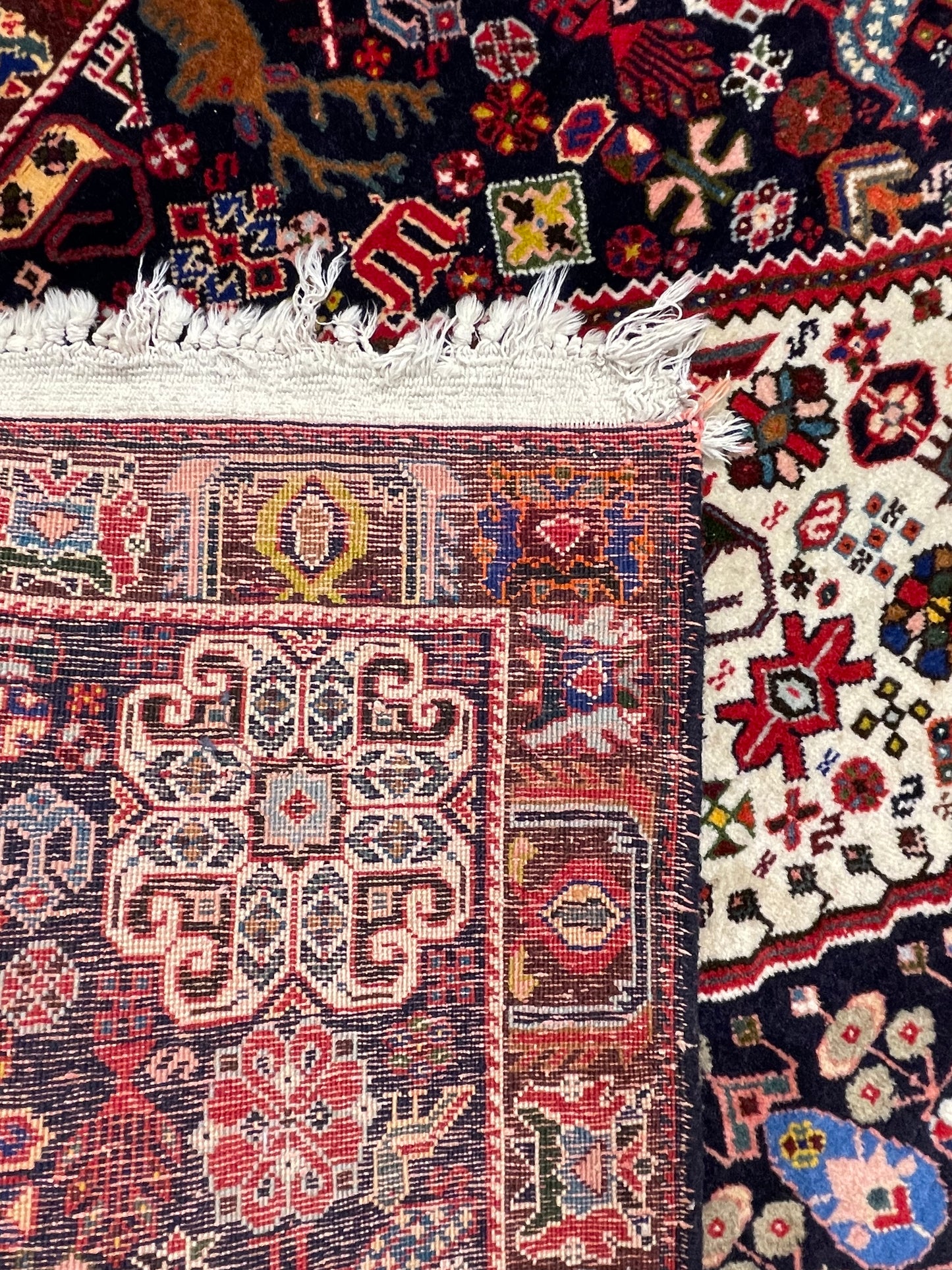 Vintage Persian Wool Rug - 1.56m x 1.14m