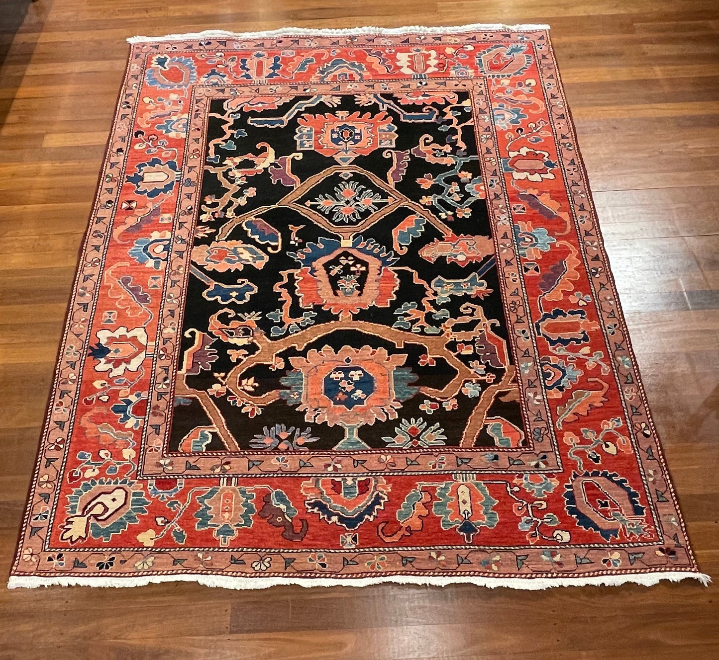 Vintage Malayer Persian Wool Rug - 2.00m x 2.53m